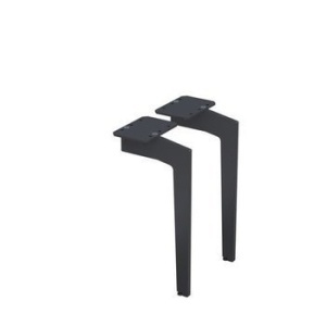 Set de 2 picioare pentru mobilier Oristo Siena, negru mat - Img 3