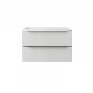Set mobilier suspendat si lavoar Kolpasan Tara 70 cm, alb - Img 3