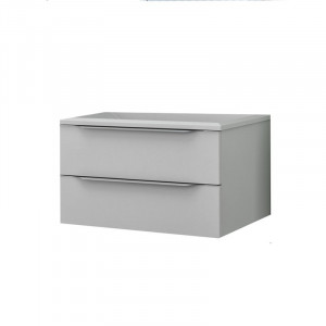 Set mobilier suspendat si lavoar Kolpasan Tara 90 cm, alb - Img 3