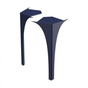 SET PICIOARE FATA MOBILIER LOUIS 102 (2 BUC), 27.5 CM, BLEUMARIN MAT