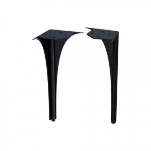 SET PICIOARE SPATE MOBILIER LOUIS (2 BUC), 27.5 CM, NEGRU LUCIOS