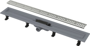 Set rigola pentru dus cu capac Alcadrain APZ10 Simple 85 cm, crom - Img 1
