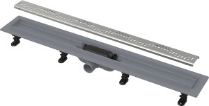 Set rigola pentru dus cu capac Alcadrain APZ8 Simple 85 cm, crom - Img 1