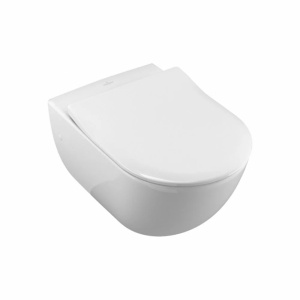 Set vas wc suspendat Villeroy&Boch Avento Direct Flush cu capac slim soft close
