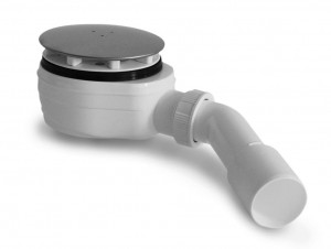 Sifon cadita de dus Ø90 mm Radaway-Wirquin R580, capac cromat
