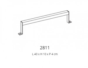 Suport pentru prosop din metal cromat Savini Due 2811 - Img 5