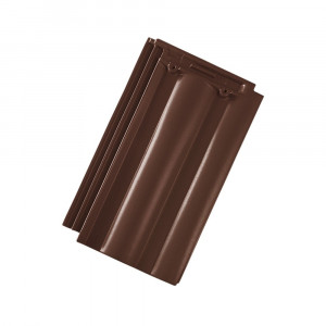 Tigla ceramica Tondach Twiston 9 (Twist) 30 x 50 cm, maro