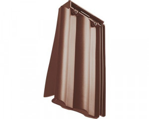 Tigla de margine stanga Tondach Twiston 9 (Twist) 30 x 50 cm, maro