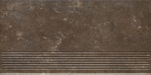 Treapta Klinker Paradyz Ilario brown stopnica prosta 30x60 cm