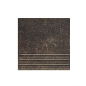 Treapta Klinker Paradyz Scandiano brown stopnica prosta 30x30 cm
