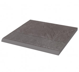 Treapta Klinker Paradyz Taurus grys stopnica prosta 30x30 cm