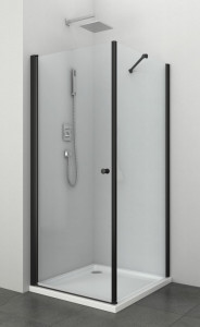 Usa de nisa batanta Sanotechnick Sanoflex Brava black BD80 cm, profil negru - Img 4