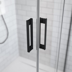 Usa de nisa glisanta Radaway Idea Black DWJ 120 R dreapta - Img 3