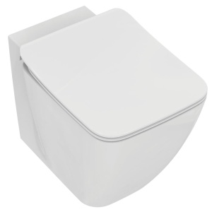 Vas wc stativ Ideal Standard Strada II AquaBlade back to wall cu capac inclus, alb lucios - Img 5