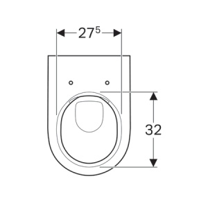 VAS WC SUSPENDAT ACANTO RIMFREE - Img 6