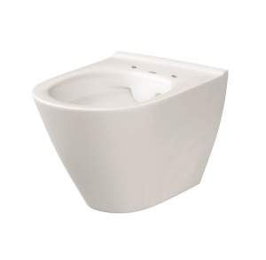 Vas wc suspendat Cersanit CITY OVAL Clean On, capac wc duroplast, slim, soft close  - Img 4