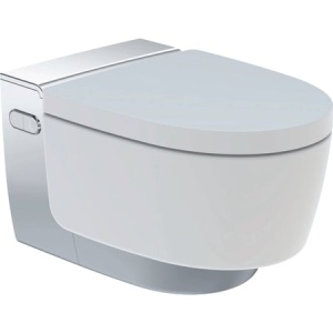 Vas wc suspendat cu functie de bideu Geberit AquaClean Mera Classic, capac soft close, alb - Img 2