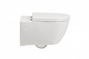 Vas wc suspendat Gala Emma Rounded 54x36 cm alb - Img 2