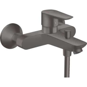 Baterie cada - dus Hansgrohe Talis E negru - crom periat - Img 2