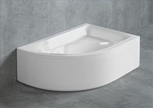 Cada baie asimetrica Radaway Mistra, acril, dreapta, 170x110cm - Img 3
