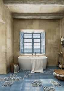 Cada freestanding Miraggio Anna compozit 175x85 cm alb lucios