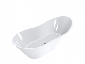 Cada freestanding Miraggio Florida compozit 180x75 cm alb lucios - Img 7