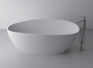 Cada frestanding compozit Cast Marble Praga 157x70 cm  - Img 2