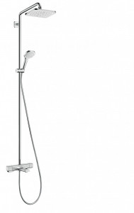 Coloana de cada/dus cu baterie termostatata Hansgrohe Croma E 280