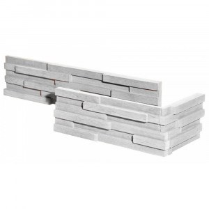 Coltar piatra decorativa Stegu Toronto 2, white (0.45 m2)