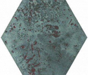 Decor Paradyz Unique Lady Heksagon 19.8x17.1 cm, green - Img 4