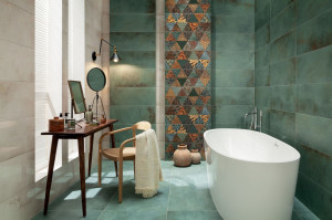 Decor Tubadzin Goldgreen A 29.8x74.8 cm - Img 2