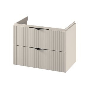 Dulap baie suspendat Cersanit Tirso 80 cm pentru lavoar, MDF, casmir mat - Img 2