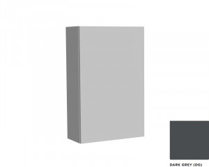 Dulap suspendat Kolpasan Vittoria, 1 usa, 45x70 cm, gri inchis