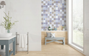 Faianta decor Kai Whites Patchwork 25.5x75.5 cm, yellow - Img 3