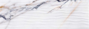 Faianta Kai Ceramics Monet Waves white 24.4x74.4 cm - Img 6