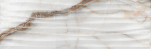 Faianta Kai Goldie Onda 24.4x74.4 cm, white - Img 5