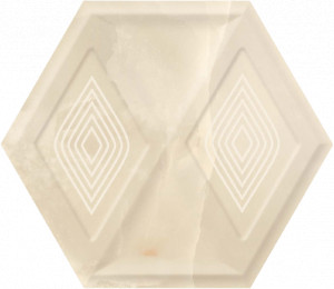 Faianta Paradyz Illusion Heksagon STR 19.8X17.1 cm, beige