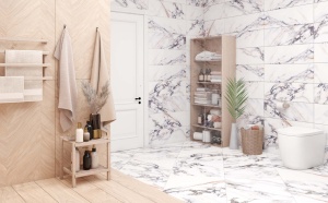 Gresie Kai Ceramics Monet Satin Matt White 60x120 cm - Img 14