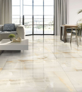 Gresie Luxury Amber Onyx Beige 60x120 cm, lucioasa - Img 2