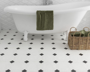 Gresie Paradyz Modern struktura Octagon 19.8x19.8 cm, bianco - Img 2