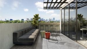 Gresie portelanata Tubadzin Korater Lavish str 18 mm, 60x60 cm grey - Img 3