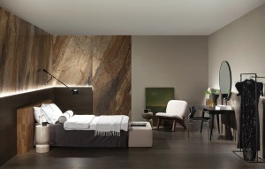 Gresie Tubadzin Lounge Stone Brown SAT STR 119.8x119.8 cm - Img 3