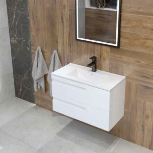 Lavoar pentru mobilier Spectrum Flamengo, slim, 60 cm, alb - Img 2