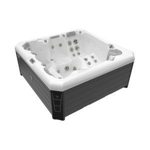 Minipiscina jacuzzi Wellis Palermo CityLife Deluxe, 5 locuri, 218x218x90 cm