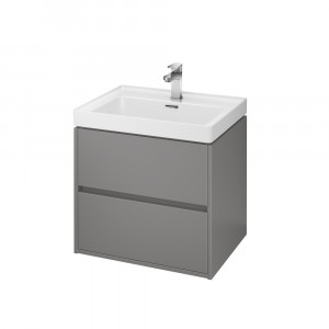 Mobilier pentru lavoar Cersanit Crea 60 cm, gri mat