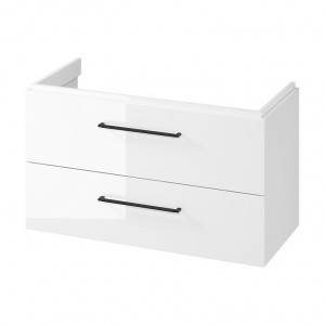 Mobilier suspendat Cersanit Larga pentru lavoar 100 cm, alb