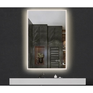 Oglinda cu iluminare LED Fluminia Siza 90, 3 culori, dezaburire, 90 cm