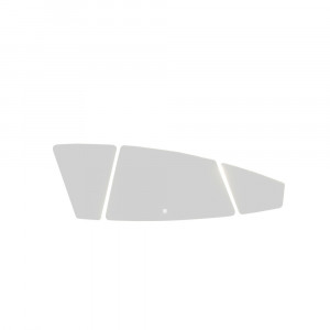 Oglinda cu iluminare LED Savini Due SPR217, buton touch, 150x42 cm
