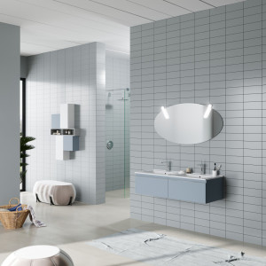 Oglinda cu lampi LED Savini Due 215/EL , 120x60 cm - Img 2