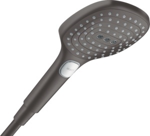 Para de dus Hansgrohe Raindance Select 120 3 functii negru - crom periat - Img 2
